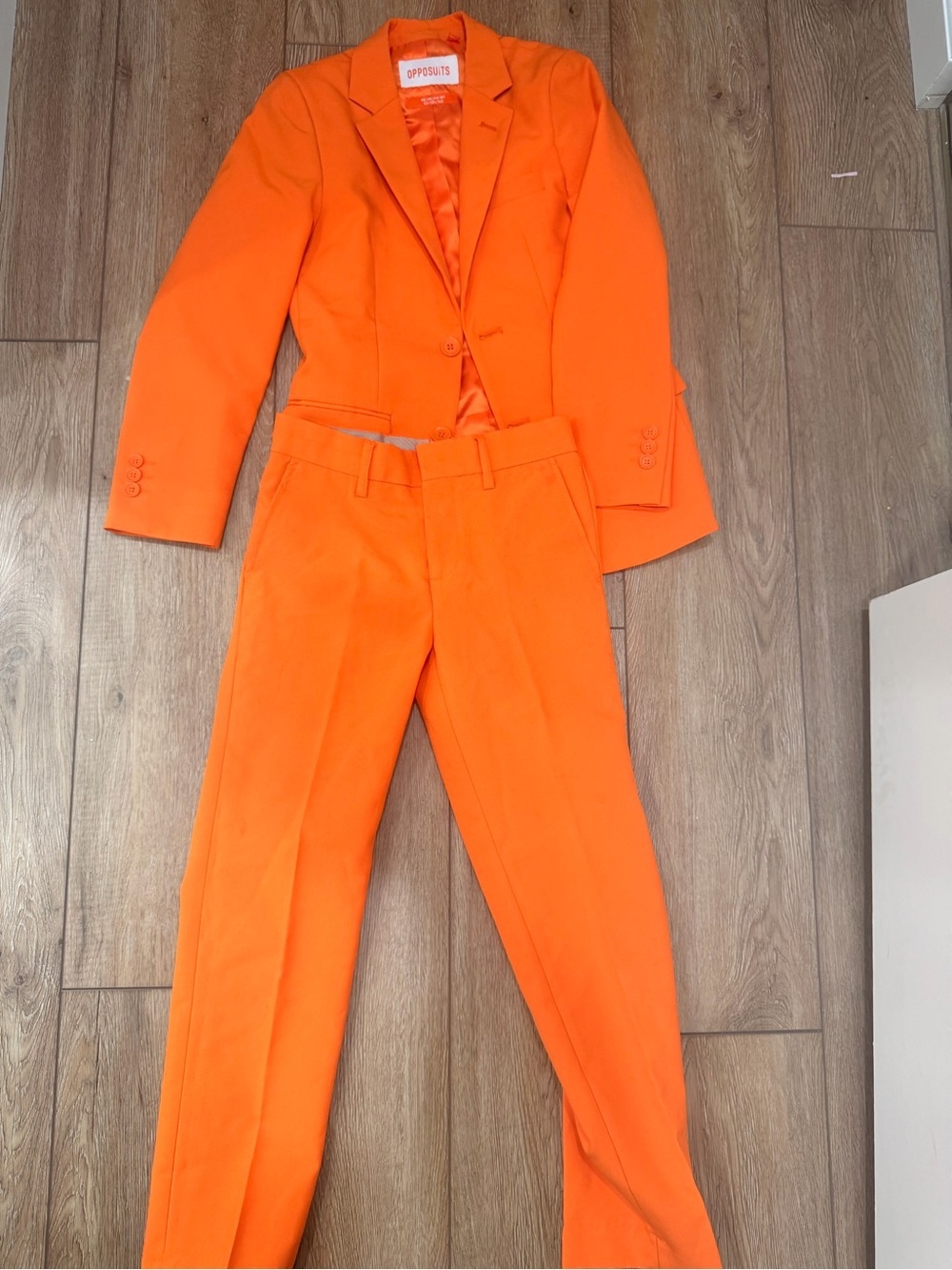 OppoSuits Bright Orange boys Two-Piece Suit Jacket & Trousers 0224